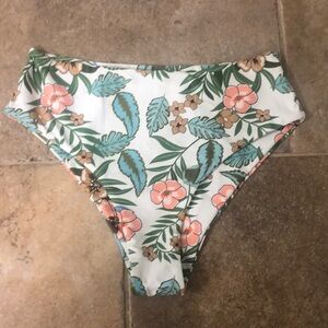 ROMWE high waisted swim bottoms